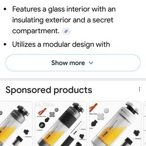 Insulated Bottle - Black and Blue